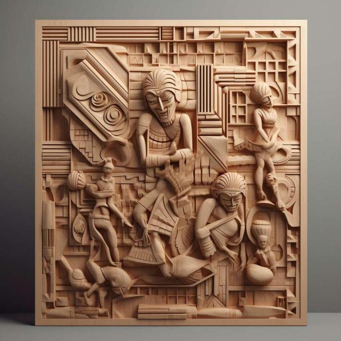 نموذج ثلاثي الأبعاد لآلة CNC 3D Art 